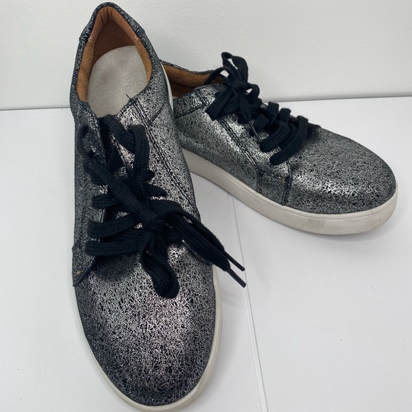Rockport Works Parissa EH Composite Silver and Black Sneakers - Picture 1 of 9